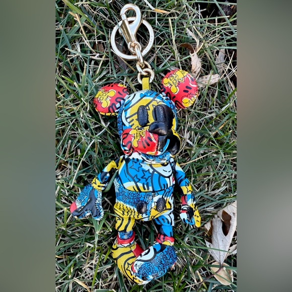 Colorful Mickey Mouse key ring